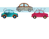 Christmas car ornaments bundle PNG