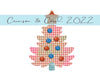 Ornament sublimation design for christmas tree blank