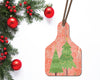 Christmas Sublimation png download for cow tag ornament