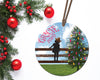 Girl Christmas ornament sublimation png