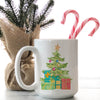 Christmas sublimation design PNG with tree and presents