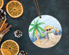 beach Christmas ornament sublimation PNG