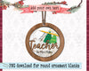 Teacher ornament design PNG