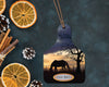 Family ranch sublimation png design for cow tag ornament