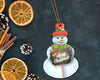 Snowman Ornament digital design download PNG for sublimation