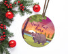 hippo ornament design PNG download