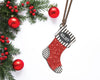 Stocking Christmas ornament sublimation PNG