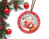 vintage santa christmas ornament design